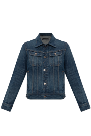 Alexander McQueen Peplum denim jacket | Women's Clothing